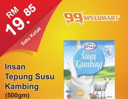 99 Speedmart Insan Susu Kambing and Twinfish Yuyu Yogurt Pudding Promotion (valid until 20 August 2023)