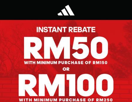 Parkson Adidas Instant Rebate Promotion (21 July 2023 - 6 August 2023)