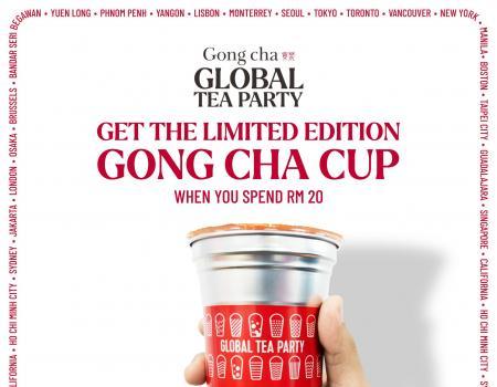 Gong Cha Global Tea Party FREE Gong Cha Cup (22 July 2023 - 23 July 2023)