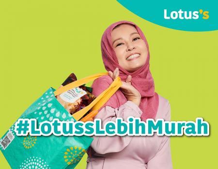 Lotus's Lebih Murah Promotion published on 24 July 2023