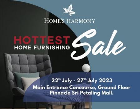 Home's Harmony Hottest Home Furnishing Sale at Pinnacle Sri Petaling Mall (22 July 2023 - 27 July 2023)