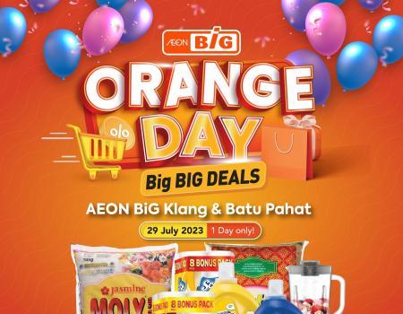 AEON BiG Klang & Batu Pahat Orange Day Promotion (29 July 2023)
