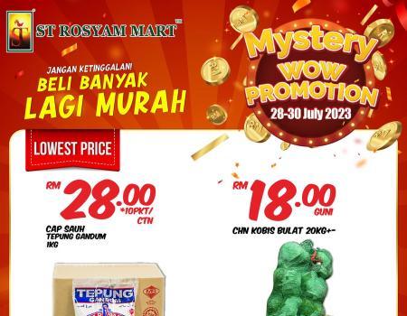 ST Rosyam Mart Mystery Wow Promotion (28 July 2023 - 30 July 2023)