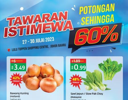 LuLu Grocer Toppen JB Special Promotion Up To 60% OFF (27 July 2023 - 30 July 2023)