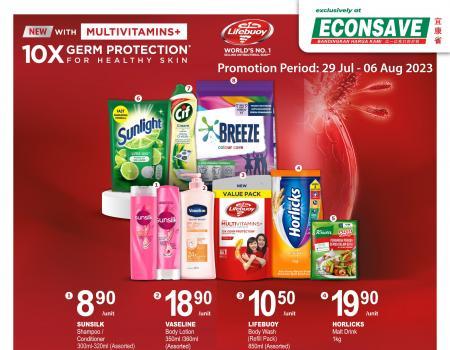 Econsave Unilever Products Promotion (29 Jul 2023 - 6 Aug 2023)