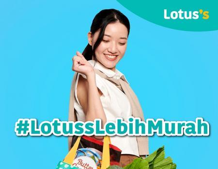 Lotus's Lebih Murah Promotion published on 30 July 2023