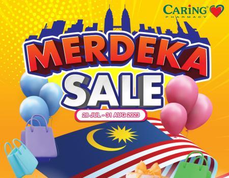 CARiNG Pharmacy Merdeka Sale (28 Jul 2023 - 31 Aug 2023)