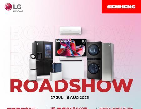 SENHENG LG Roadshow Sale at Selected Outlets (27 Jul 2023 - 6 Aug 2023)