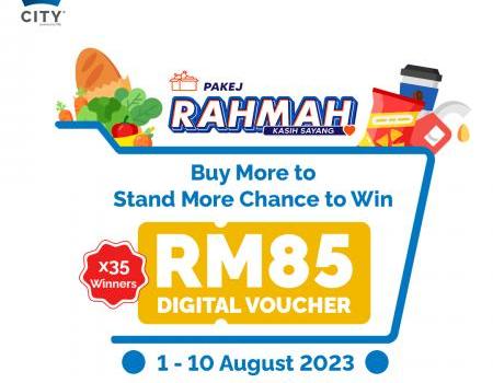 ZCITY Rahmah Package Win RM85 Digital Vouchers Promotion (1 August 2023 - 10 August 2023)