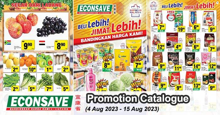 Econsave Promotion Catalogue (4 Aug 2023 - 15 Aug 2023)