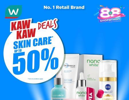 Watsons Skincare Up To 50% OFF Promotion (3 August 2023 - 8 August 2023)