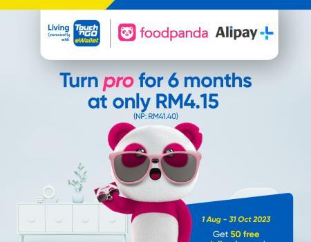 FoodPanda TNG eWallet Turn Pro for 6 Months @ RM4.15 Promotion (1 August 2023 - 31 October 2023)