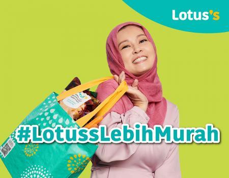 Lotus's Lebih Murah Promotion published on 7 August 2023