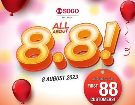 SOGO 8.8 Sale (8 August 2023)