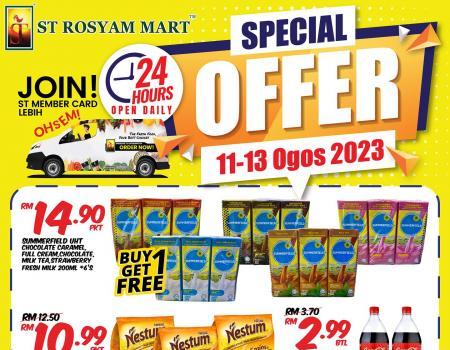 ST Rosyam Mart Sungai Buloh & Taman Ehsan Weekend Promotion (11 August 2023 - 13 August 2023)