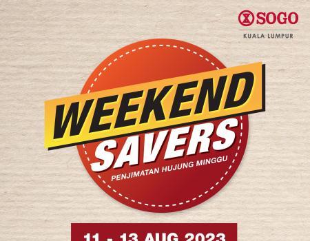 SOGO Kuala Lumpur Supermarket Weekend Savers Promotion (11 August 2023 - 13 August 2023)