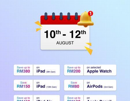 Machines Promotion Saving Up To RM450 (10 August 2023 - 12 August 2023)