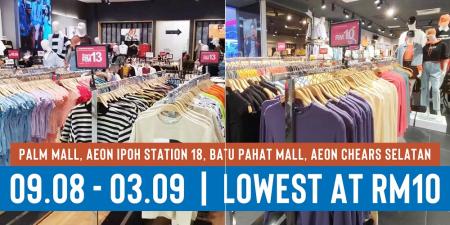 HISTYLE Fashion Sale As Low As RM10 (9 August 2023 - 3 September 2023)