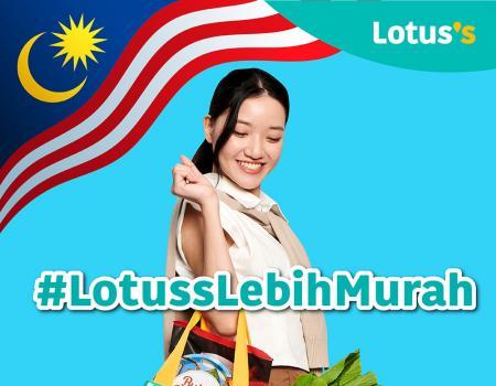 Lotus's Lebih Murah Promotion published on 13 August 2023