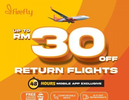 Firefly 48 Hours Mobile App Exclusive Up To RM45 OFF Promotion (14 August 2023 - 15 August 2023)