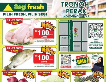 Segi Fresh Tronoh, Perak Opening Promotion (19 August 2023 - 3 September 2023)