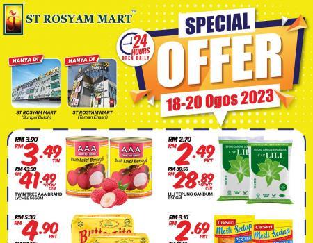 ST Rosyam Mart Sungai Buloh & Taman Ehsan Weekend Promotion (18 August 2023 - 20 August 2023)