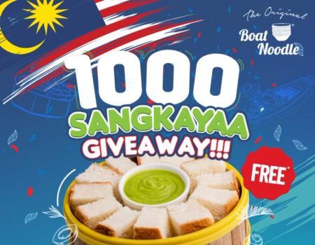 Boat Noodle Merdeka Promotion FREE Sangkayaa (31 August 2023)