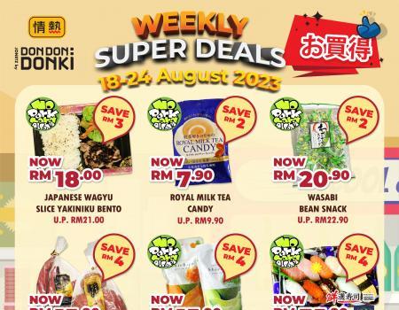DONKI Weekly Super Deals Promotion (18 August 2023 - 24 August 2023)