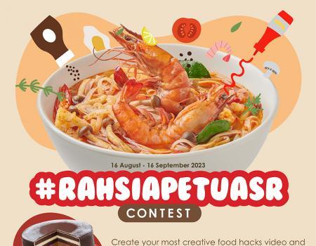 Secret Recipe Merdeka RAHSIAPETUASR Contest Win a FREE Whole Cake (16 Aug 2023 - 16 Sep 2023)
