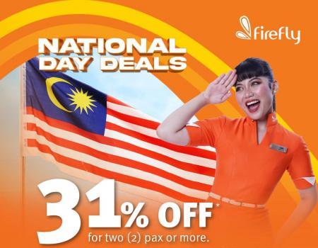 Firefly National Day Deals 31% OFF Promotion (valid until 27 Aug 2023)