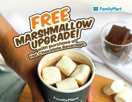 FamilyMart Hot Chocolate Beverage FREE Marshmallow Upgrade Promotion