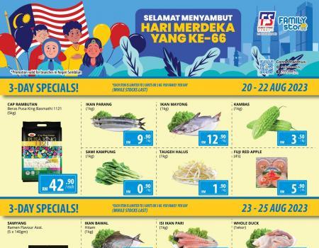 Family Store Negeri Sembilan Merdeka Promotion (20 Aug 2023 - 5 Sep 2023)