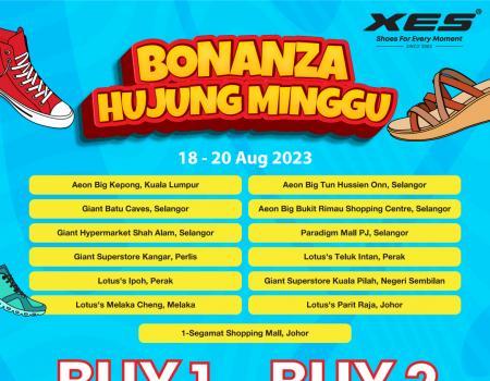 XES Shoes Weekend Bonanza Promotion (18 Aug 2023 - 20 Aug 2023)