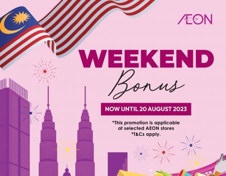 AEON Weekend Promotion (18 Aug 2023 - 20 Aug 2023)