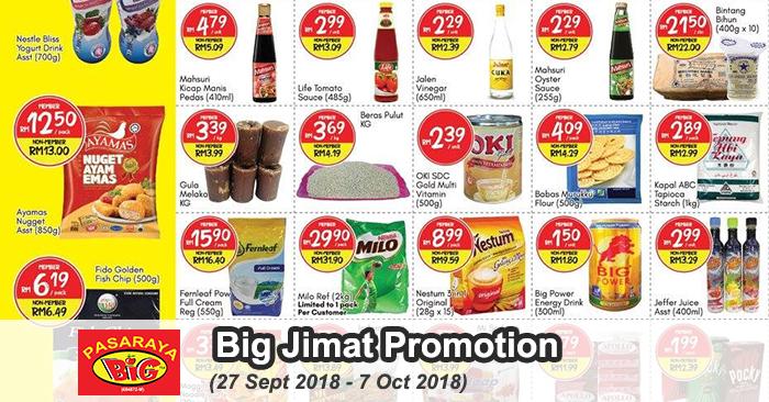 Pasaraya BiG Kapar Promotion (27 September 2018 - 7 October 2018)