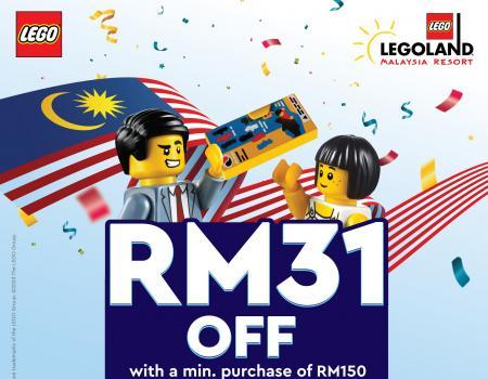 LEGOLAND Merdeka LEGO Playset RM31 OFF Promotion (18 Aug 2023 - 3 Sep 2023)