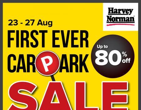 Harvey Norman First Ever Car Park Sale Up To 80% OFF at Toppen Mall (23 August 2023 - 27 August 2023)