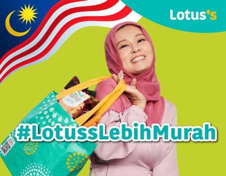 Lotus's Lebih Murah Promotion published on 21 August 2023