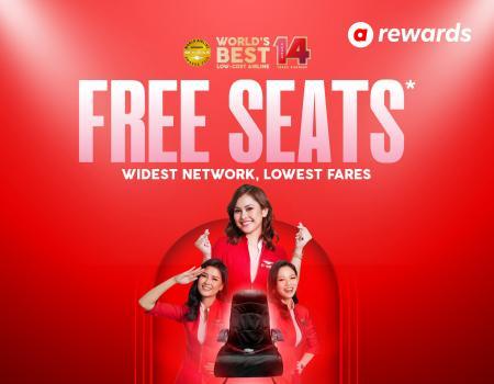 Airasia FREE Seats Promotion (18 August 2023 - 27 August 2023)