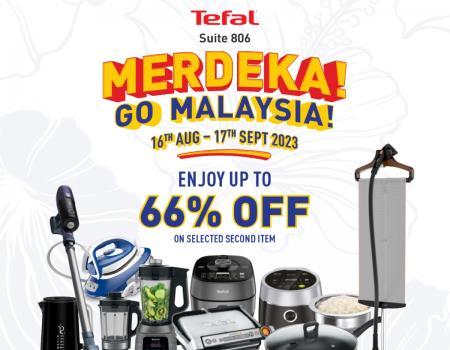 Tefal Merdeka Sale Up To 66% OFF at Johor Premium Outlets (16 Aug 2023 - 17 Sep 2023)