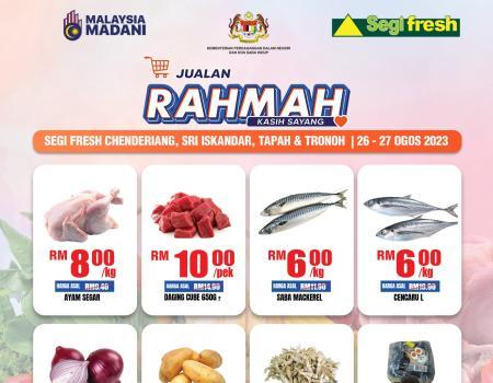 Segi Fresh Jualan Rahmah Promotion (26 August 2023 - 27 August 2023)