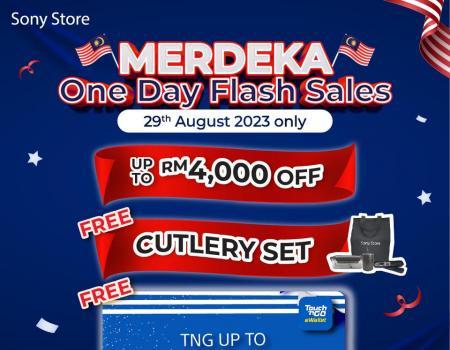 Sony Merdeka One Day Flash Sales Up To RM4000 OFF (29 Aug 2023)