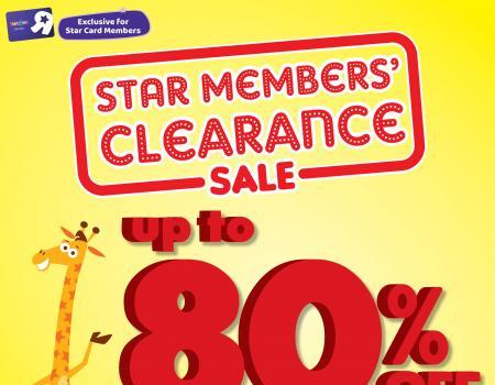 Toys"R"Us Empire Shopping Gallery Star Members' Clearance Sale Up To 80% OFF