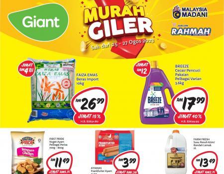 Giant Murah Giler Weekend Promotion (25 August 2023 - 27 August 2023)