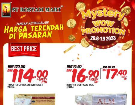 ST Rosyam Mart Mystery Wow Promotion (29 August 2023 - 1 September 2023)