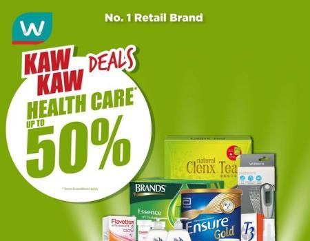 Watsons Health Care Up To 50% OFF Promotion (29 August 2023 - 4 September 2023)