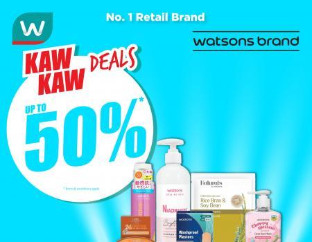 Watsons Brand Products Sale Up To 50% OFF (29 August 2023 - 4 September 2023)