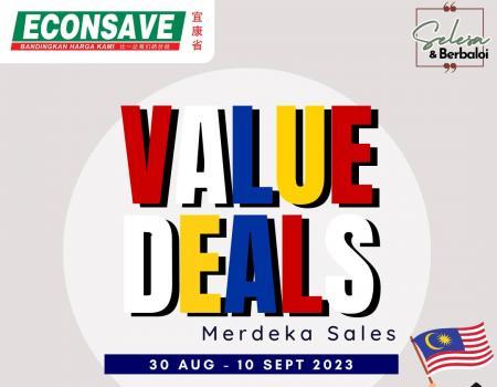 Econsave Value Deals Merdeka Sales (30 Aug 2023 - 10 Sep 2023)