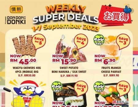 DONKI Weekly Super Deals Promotion (1 September 2023 - 7 September 2023)