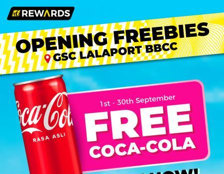 GSC LaLaport BBCC Opening Promotion FREE Coca-Cola (1 September 2023 - 30 September 2023)